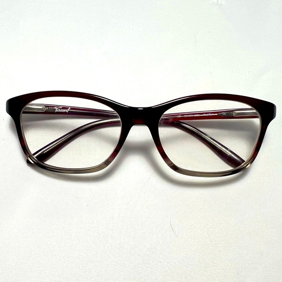 Oakley Taunt Burgundy Square Eyeglasses with Case - Frames Only - Picture 1 of 12
